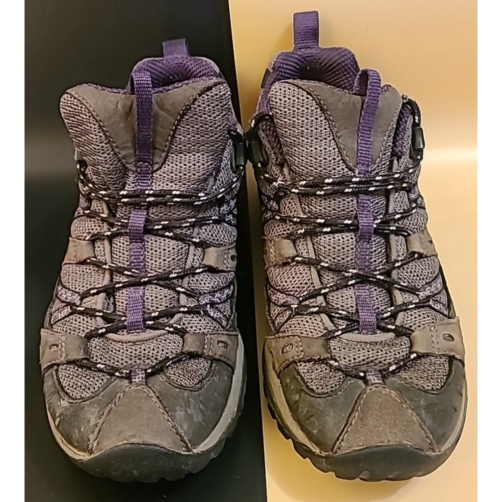 Merrell Womens Siren Sport Black/Perfect Plum Walking Hiking Shoe Size 8 J16338